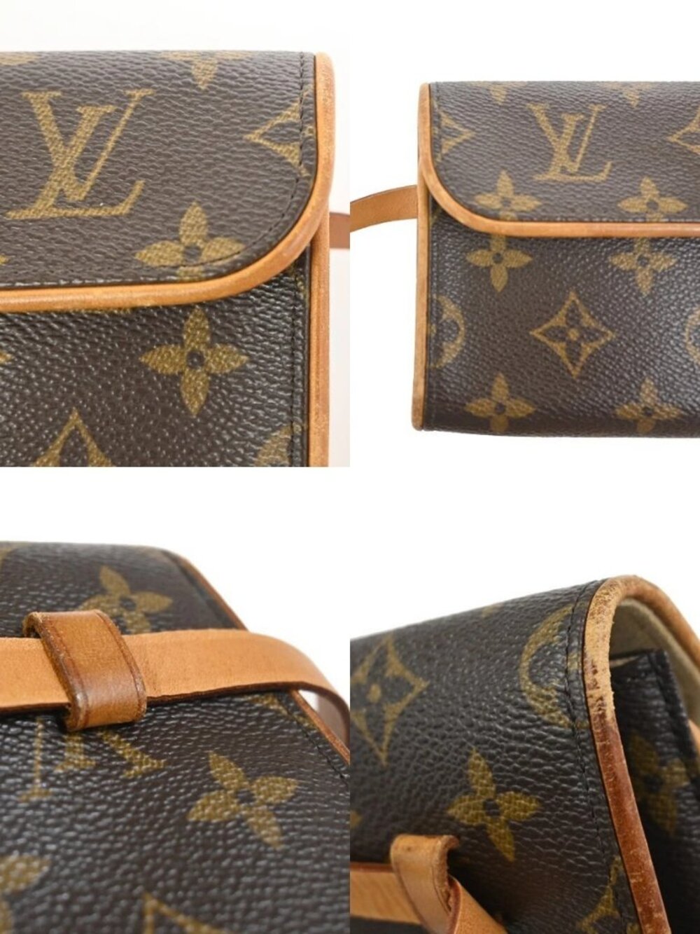 LOUIS VUITTON Pochette Florentine S Bum Bag Monogram Leather BN M51855 82ZA351 - Picture 8 of 16